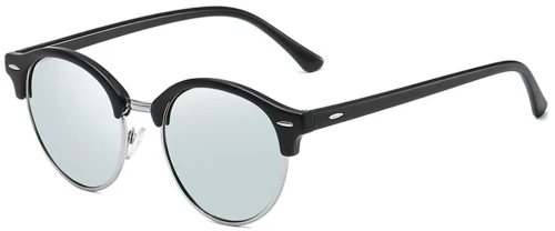 Techsuit - Sunglasses Polarized (66612) - for Men, with UV Protection - Silver