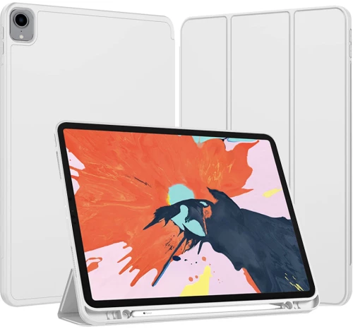 Techsuit - Flex Trifold (with Pencil Holder) - iPad Pro 12.9 (2018/2020/2021/2022) - Gray