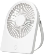 Techsuit - Mini Fan (CT-108) - Portable, Rechargeable, USB - White