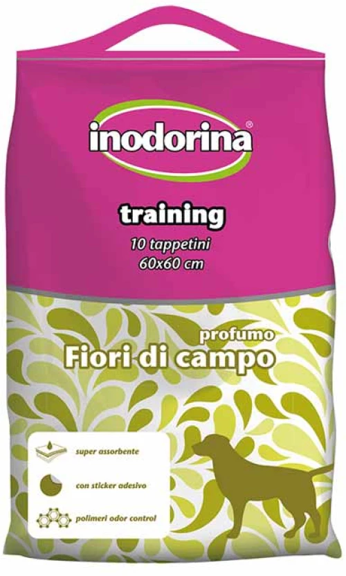 Inodorina Πάνες Training Pads με Άρωμα Λουλουδιών 10pcs 60x60cm