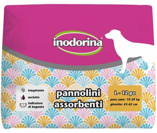 Inodorina Βρακάκια για Θηλυκούς Σκύλους L 12pcs