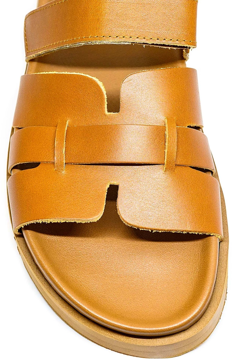 Bigshoes GA0309-09 Δερμάτινo Πέδιλο Ταμπά