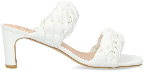 Andres Machado AM5753-02 Mule Λευκό 7,5cm