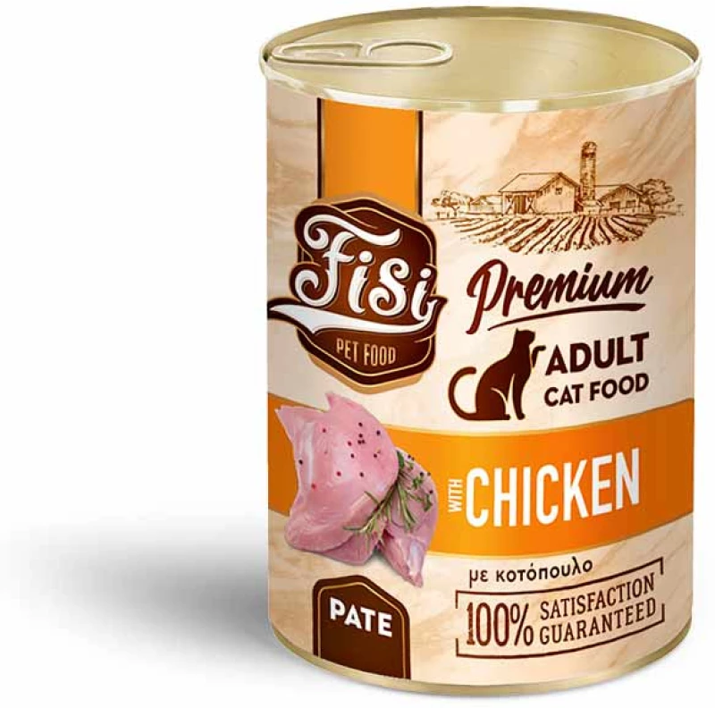 Fisi Cat Adult Πατέ με Κοτόπουλο 400gr