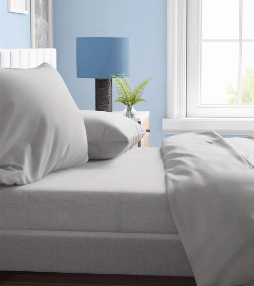 Σεντόνι King Size (240x270) Solid 496 Elephant βαμβακερό DimCol