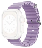 Λουράκι Ocean Band Wave Σιλικόνης Apple Watch 42/44/45/49mm Λιλά