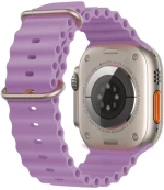 Λουράκι Ocean Band Wave Σιλικόνης Apple Watch 42/44/45/49mm Λιλά