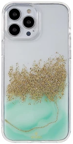 DFANS DESIGN Dual Color Starlight Shining Θήκη Σιλικόνης Apple iPhone 12 Pro Max Φιστικί
