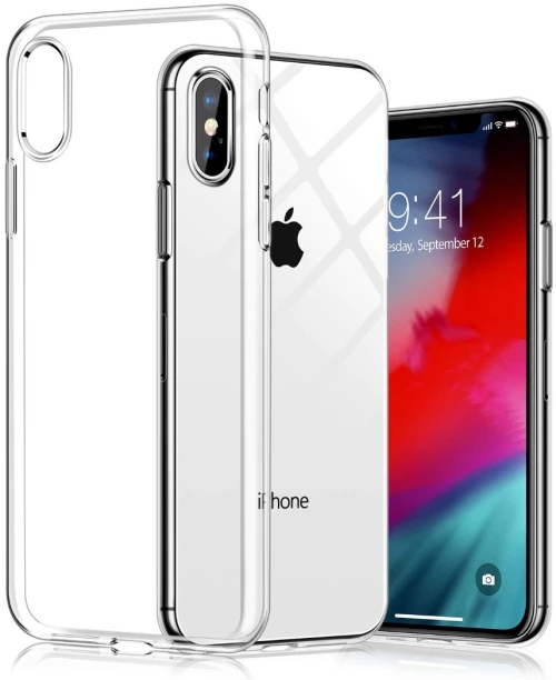 iPhone X/Xs Θήκη Σιλικόνης Διάφανη TPU