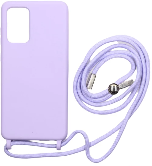 Technovo Silicone Case Lace Samsung Galaxy A72 Λιλά