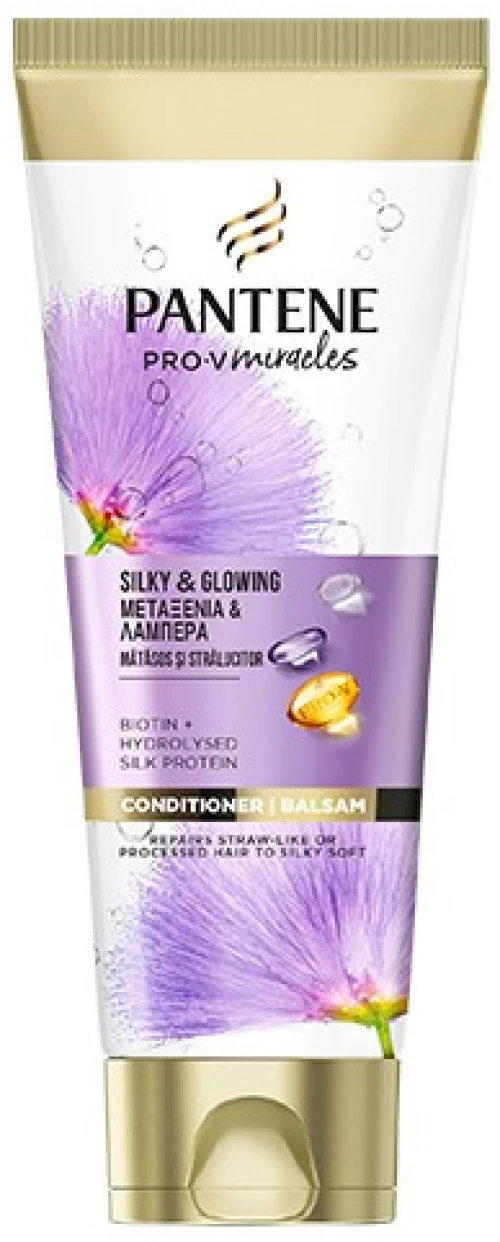 Pantene Silk + Glowing Conditioner 200ml