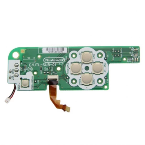 POWER SWITCH BOARD WITH D-PAD BUTTONS NINTENDO DSI XL (PULLED)