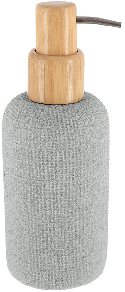 Dispenser polyresin γκρι με αντλία bamboo
