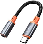 Mcdodo CA-7561 Προσαρμογέας ήχου USB-C σε AUX Jack 3.5mm με DAC Chip, 0,11m (μαύρο)