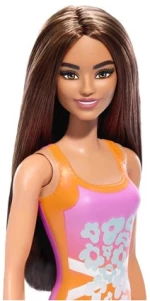 Mattel Barbie Beach Water Play με Πορτοκαλί Μαγιώ - HPV21