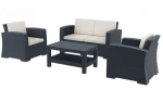 METAX-24 Monaco/ST-2 Lounge Set Ανθρακί*  0. x 0. x 0. metax-01-00-1801