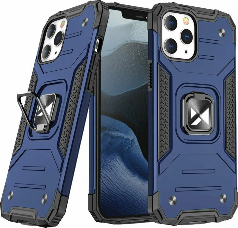Ring Armor Case Kickstand iPhone 15 Plus Μπλε
