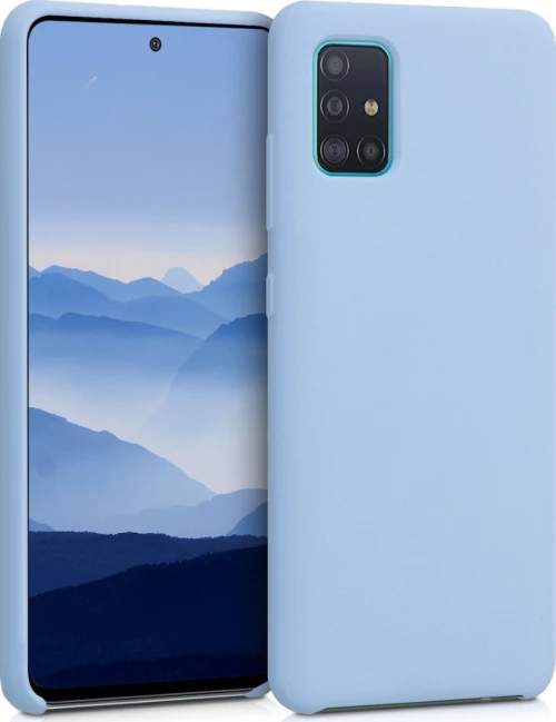 Samsung A51 Θήκη Σιλικόνης Γαλάζιο