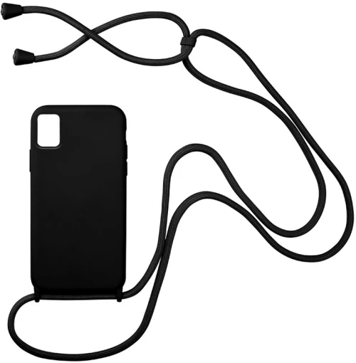 Technovo Silicone Case Lace Xiaomi Redmi 9A/9AT Μαύρη
