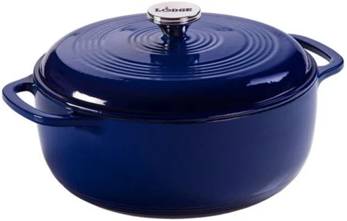 LODGE Εμαγιέ Μαντεμένια Κατσαρόλα 5,68 lt - Indigo