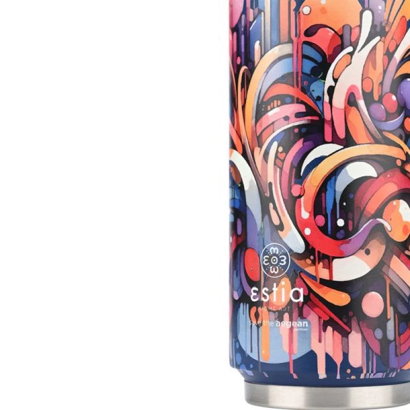 Estia Θερμός Travel Cup Save The Aegean 500ml Vibrant Vortex 01-22662