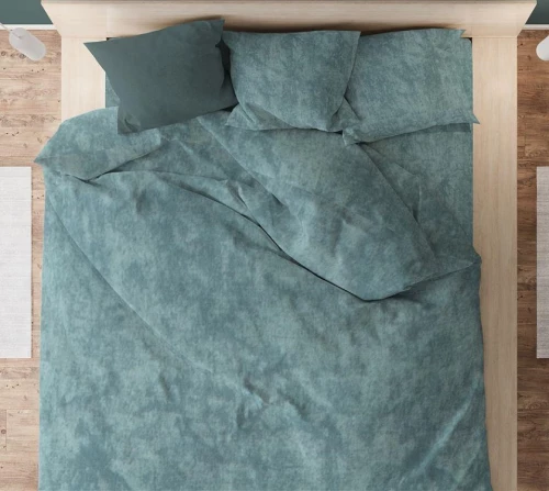 Σεντόνι Υπέρδιπλο (220x240) Premium Shadow 616 Petrol βαμβακερό DimCol