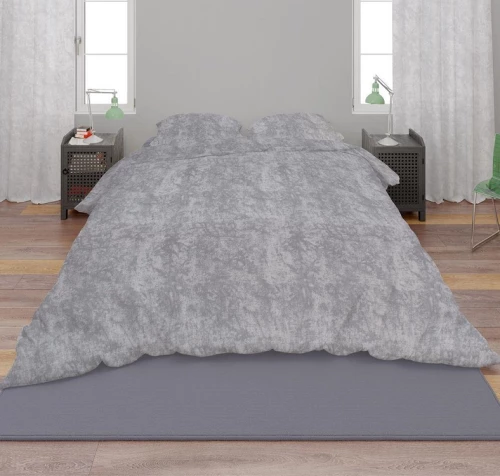 Σετ Σεντόνια King Size (240x270) Premium Shadow 613 Dark Grey βαμβακερά DimCol