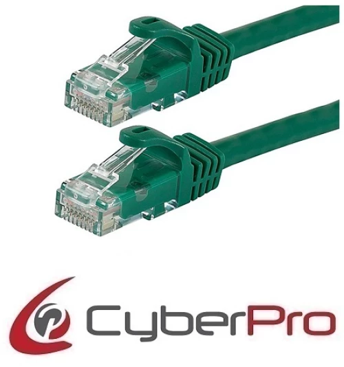 CYBERPRO CP-6C010N Cable UTP Cat6 green 1m