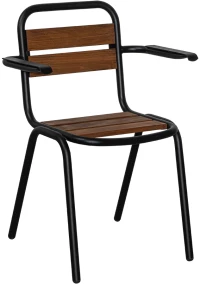 Texas/P2-T Armchair - Μέταλλο - 48x59x82 cm