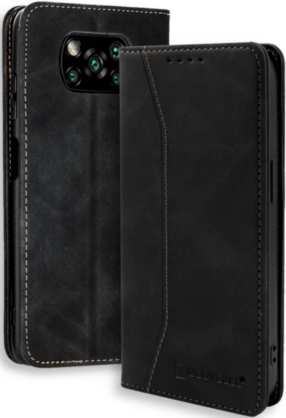 Bodycell Θήκη - Πορτοφόλι Xiaomi Poco X3 Pro / X3 NFC - Black (5206015063244)