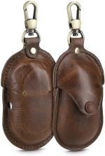 KW PU Leather Θήκη για Samsung Galaxy Buds / Buds Plus - Dark Brown (56871.18)