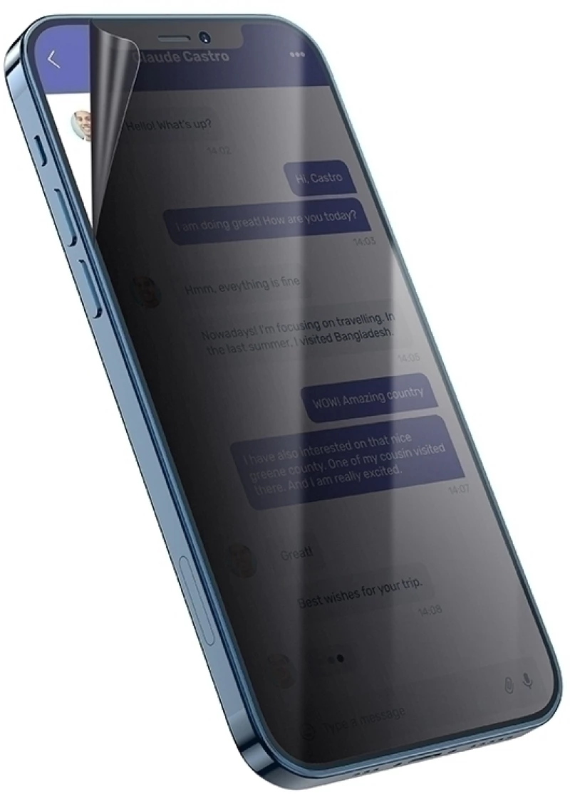 Hoco Hydrogel Pro Privacy Matte Screen Protector - Ματ Μεμβράνη Προστασίας Απορρήτου Οθόνης OnePlus Nord 3 - 0.15 mm - Matte (HOCO-FRONT-PRM-014-033)