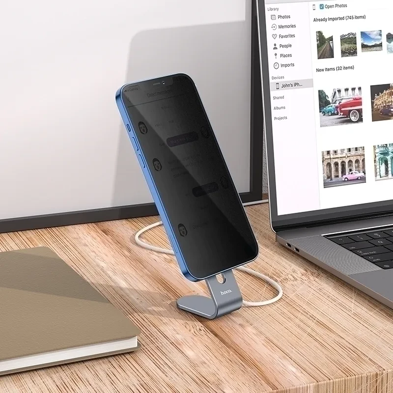 Hoco Hydrogel Pro Privacy Matte Screen Protector - Ματ Μεμβράνη Προστασίας Απορρήτου Οθόνης Realme 8 5G - 0.15 mm - Matte (HOCO-FRONT-PRM-027-005)