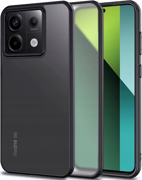 Σκληρή Ημιδιάφανη Θήκη - Xiaomi Redmi Note 13 Pro 5G / Poco X6 - Tech-Protect MagMat - Matte Black (5906302300143)