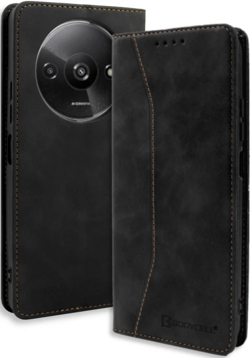 Θήκη Πορτοφόλι - Xiaomi Redmi A3 - Bodycell Book Case - Black (5206015074974)
