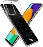 HappyCase Διάφανη Θήκη Σιλικόνης Samsung Galaxy S23 FE - Glitter Print (8719246442575)