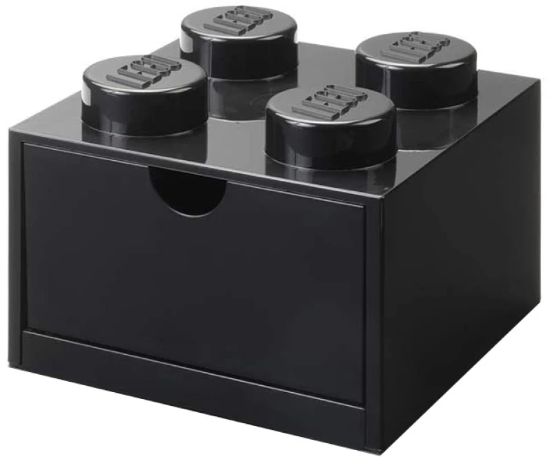 LEGO ΚΟΥΤΙ ΑΠΟΘΗΚΕΥΣΗΣ ΜΕ ΣΥΡΤΑΡΙ 4 BLACK LEGO 026 BLACK (#40201733)