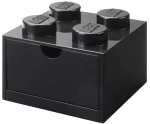 LEGO ΚΟΥΤΙ ΑΠΟΘΗΚΕΥΣΗΣ ΜΕ ΣΥΡΤΑΡΙ 4 BLACK LEGO 026 BLACK (#40201733)