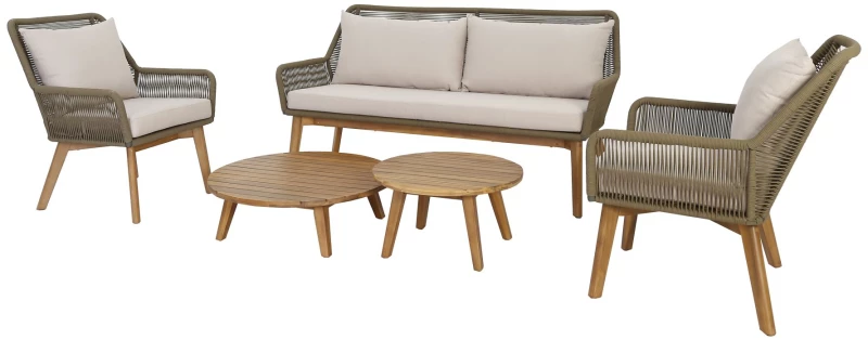 Padua-2 Lounge Set - Ξύλο