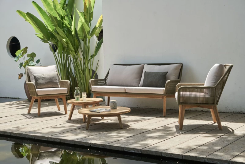 Padua-2 Lounge Set - Ξύλο