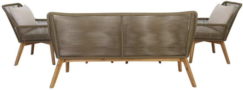 Padua-2 Lounge Set - Ξύλο