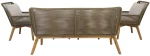 Padua-2 Lounge Set - Ξύλο