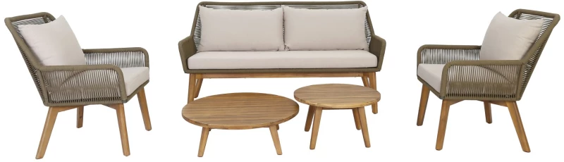 Padua-2 Lounge Set - Ξύλο