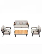 Emoti-2 Lounge Set - Αλουμίνιο