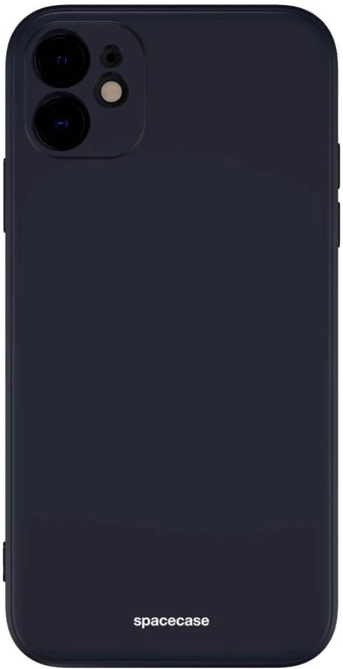 Spacecase Silicone Case - Θήκη Σιλικόνης Apple iPhone 11 - Black (5905123440304)
