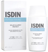 Isdin FotoUltra 100 Solar Allergy Protect Αντηλιακό Προσώπου SPF50+ 50ml