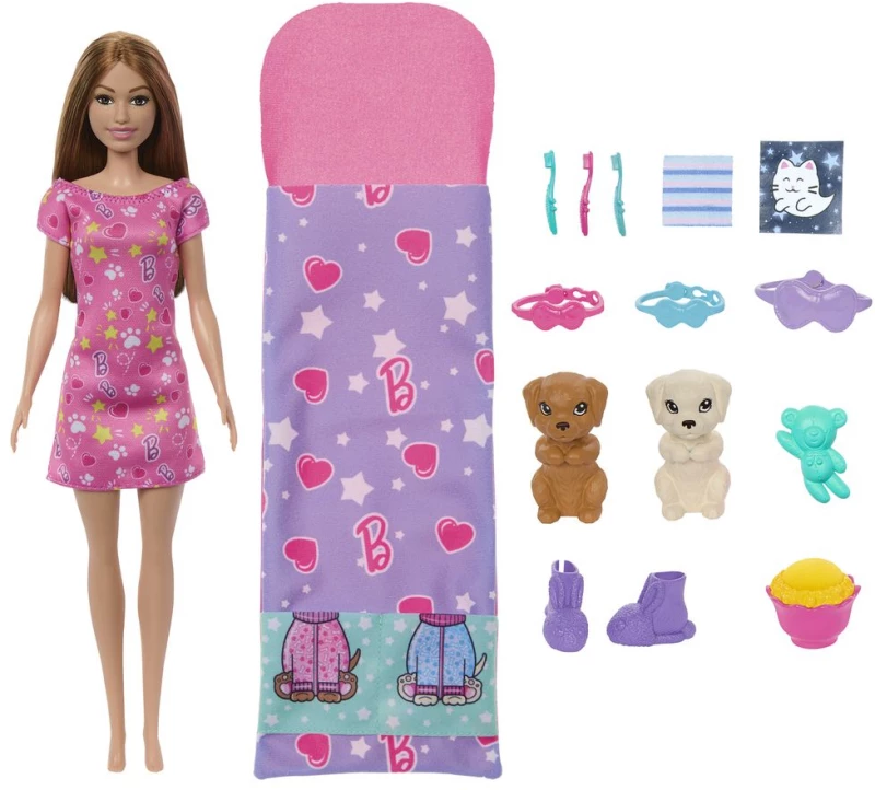 Mattel Barbie: Puppy Slumber Party Doll (Hxn01)
