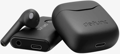 Defunc True Travel kit Bluetooth 5.3 Ασύρματα True Wireless Ακουστικά με Θήκη (Μαύρο)
