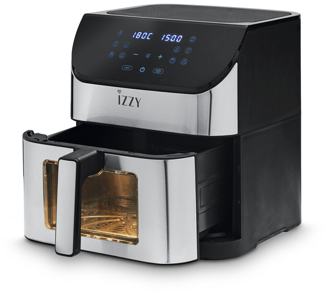 Izzy IZ-8229 Φριτέζα Αέρος με Wi-Fi 8lt Ασημί