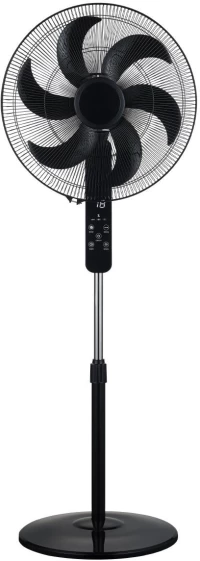 Estia Ανεμιστηρας Σταντ Επιδαπεδιος bow 45cm 75w Μαυρος με Τηλεχειριστηριο